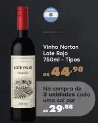 Sam's Club Malbec - vinho norton lote rojo oferta