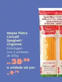 Sam's Club Massa - pietro coricelli spaghetti/ linguine oferta