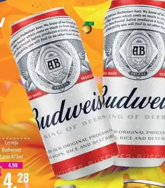 Supermercados BH Budweiser - cerveja oferta