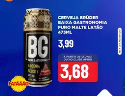 Apoio Mineiro Cerveja brüder baixa gastronomia puro malte latão oferta