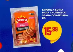 Apoio Mineiro Linguiça suína para churrasco seara congelada oferta