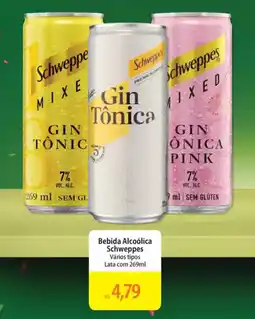 Atacadão Bebida Alcoólica Schweppes oferta