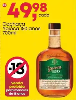 Frangolândia Cachaça Ypióca 150 anos oferta