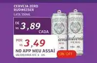 Assaí Atacadista Budweiser - cerveja zero oferta