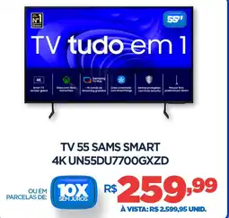 DB Supermercados Tv 55 sams smart 4K UN55DU7700GXZD oferta