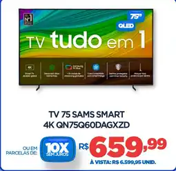 DB Supermercados Tv 75 sams smart 4K QN75Q60DAGXZD oferta