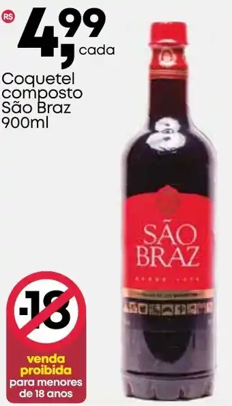 Frangolândia Coquetel composto São Braz oferta