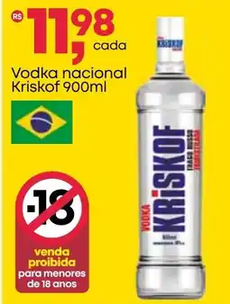 Frangolândia Vodka nacional Kriskof oferta