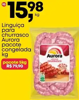 Frangolândia Linguiça para churrasco Aurora pacote congelada oferta