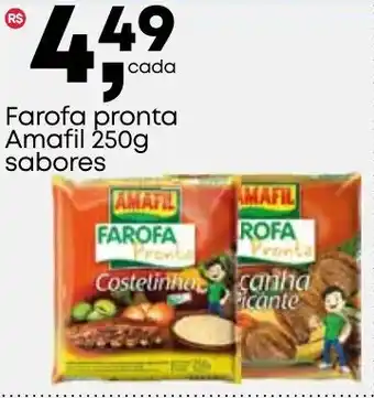 Frangolândia Farofa pronta Amafil sabores oferta