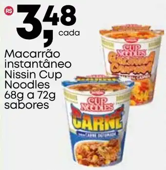 Frangolândia Macarrão instantâneo Nissin Cup Noodles  sabores oferta