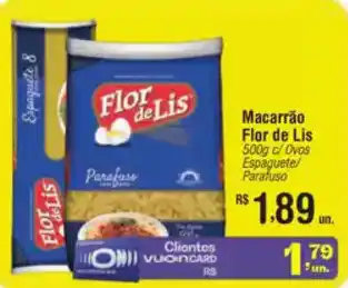 Fort Atacadista Macarrão Flor de Lis oferta