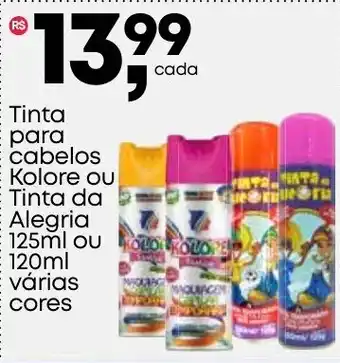 Frangolândia Tinta para cabelos Kolore ou Tinta da Alegria oferta