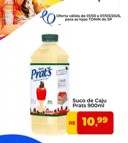 Tonin Superatacado Suco de Caju Prats oferta