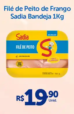 Atakarejo Filé de Peito de Frango Sadia Bandeja oferta