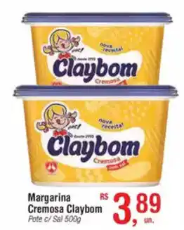 Fort Atacadista Margarina Cremosa Claybom Pote c/ Sal oferta