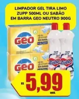 Costa Atacadão Limpador gel tira limo zupp  ou sabão em barra geo neutro oferta