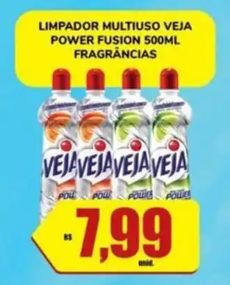 Costa Atacadão Limpador multiuso veja power fusion  fragrâncias oferta