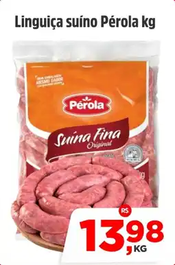 Sj Supermercados Linguiça suíno Pérola oferta