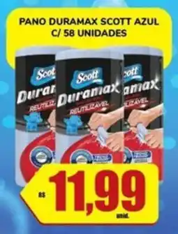 Costa Atacadão Pano duramax scott azul oferta