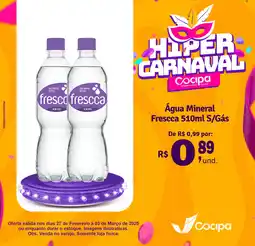 Cocipa Água Mineral Frescca  S/Gás oferta