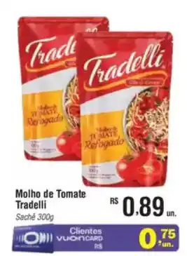 Fort Atacadista Molho de Tomate Tradelli oferta