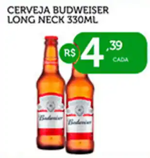 CenterBox Cerveja budweiser long neck oferta