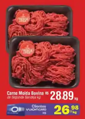 Fort Atacadista Carne Moída Bovina de Segunda Bandeja oferta