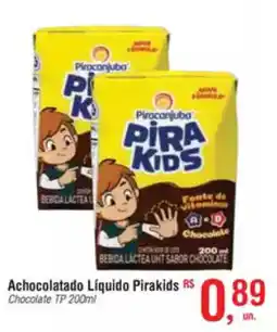 Fort Atacadista Achocolatado Líquido Pirakids Chocolate TP oferta