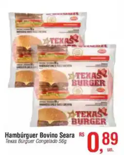 Fort Atacadista Hambúrguer Bovino Seara Texas Burguer Congelado oferta