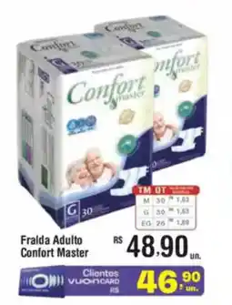 Fort Atacadista Fralda Adulto Confort Master oferta