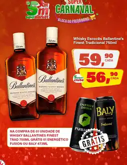 Rede Supermarket Whisky Escocês Ballantine's Finest Tradicional oferta