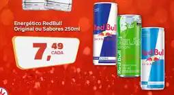 Rede Supermarket Energético RedBull Original ou Sabores oferta