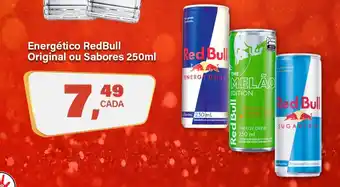 Rede Supermarket Energético RedBull Original ou Sabores oferta