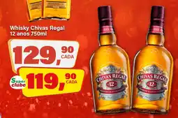 Rede Supermarket Whisky Chivas Regal 12 anos oferta