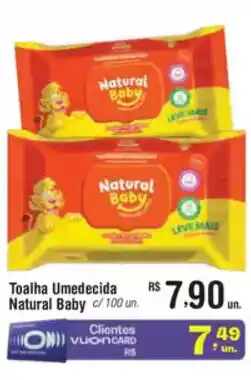 Fort Atacadista Toalha Umedecida Natural Baby oferta