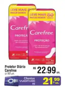 Fort Atacadista Protetor Diário Carefree oferta