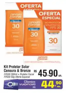 Fort Atacadista Kit Protetor Solar Cenoura & Bronze oferta