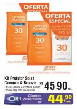 Fort Atacadista Kit Protetor Solar Cenoura & Bronze oferta