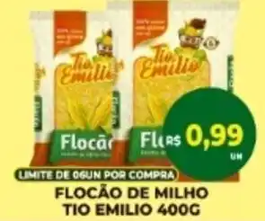 Vivendas Supermercados Flocão de milho tio emilio oferta