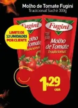 Rede Bom Lugar Molho de Tomate Fugini Tradicional Saché oferta