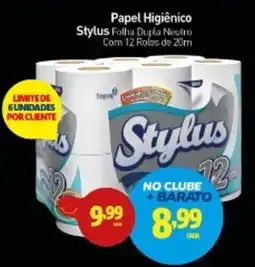 Rede Bom Lugar Papel Higiênico Stylus Folha Dupla Neutro oferta