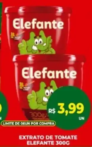 Vivendas Supermercados Extrato de tomate elefante oferta