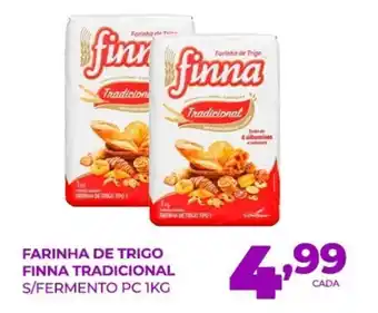 Fort Supermercados Farinha de trigo finna tradicional s/fermento pc oferta