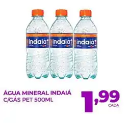 Fort Supermercados Água mineral indaiá c/gás pet oferta