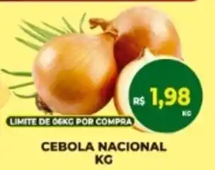 Vivendas Supermercados Cebola nacional oferta