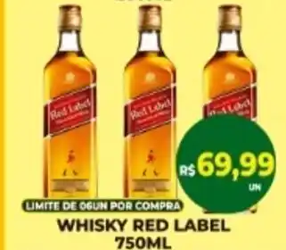 Vivendas Supermercados Whisky red label oferta