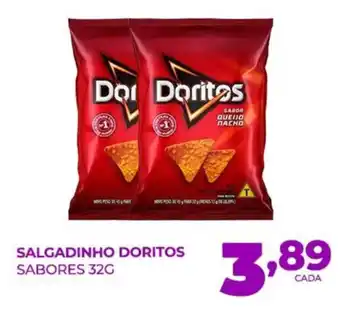 Fort Supermercados Salgadinho doritos sabores oferta