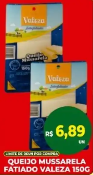 Vivendas Supermercados Queijo mussarela fatiado valeza oferta