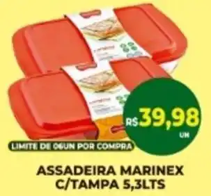 Vivendas Supermercados Assadeira marinex c/tampa oferta